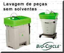 Lavagem de peças sem solventes - Lavagem de peças biológica